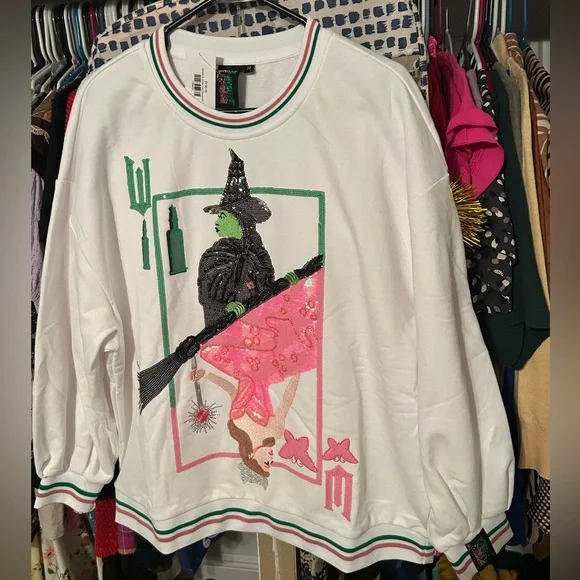 Elphaba Glenda Card Sweatshirt